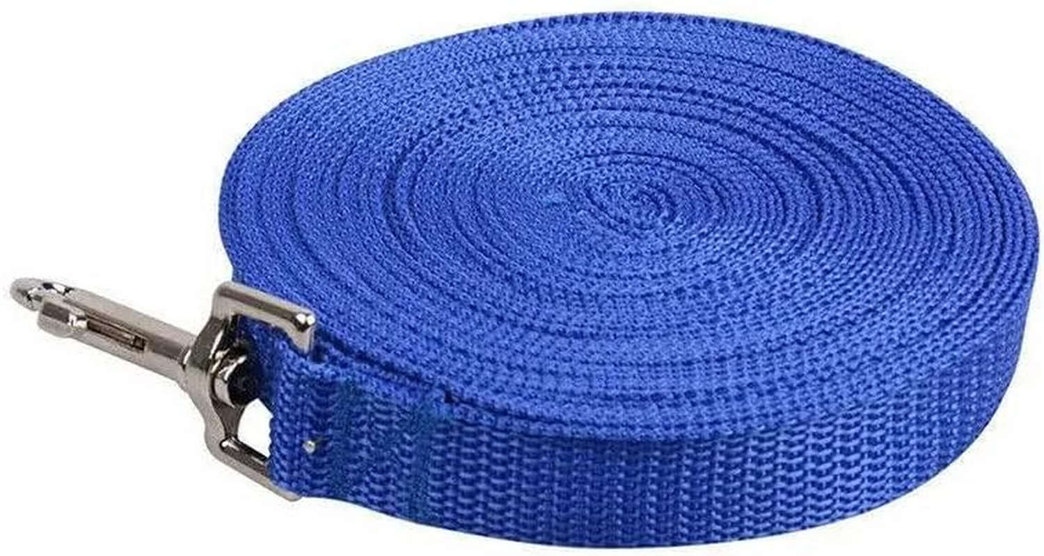 50Ft/15M Long Dog Lead Long Line Dog Leash Pet Puppy Leash Great for Dog/Puppy Training,Play,Camping,Extra Long Dog Leash- Durable with Stainless Steel Hook