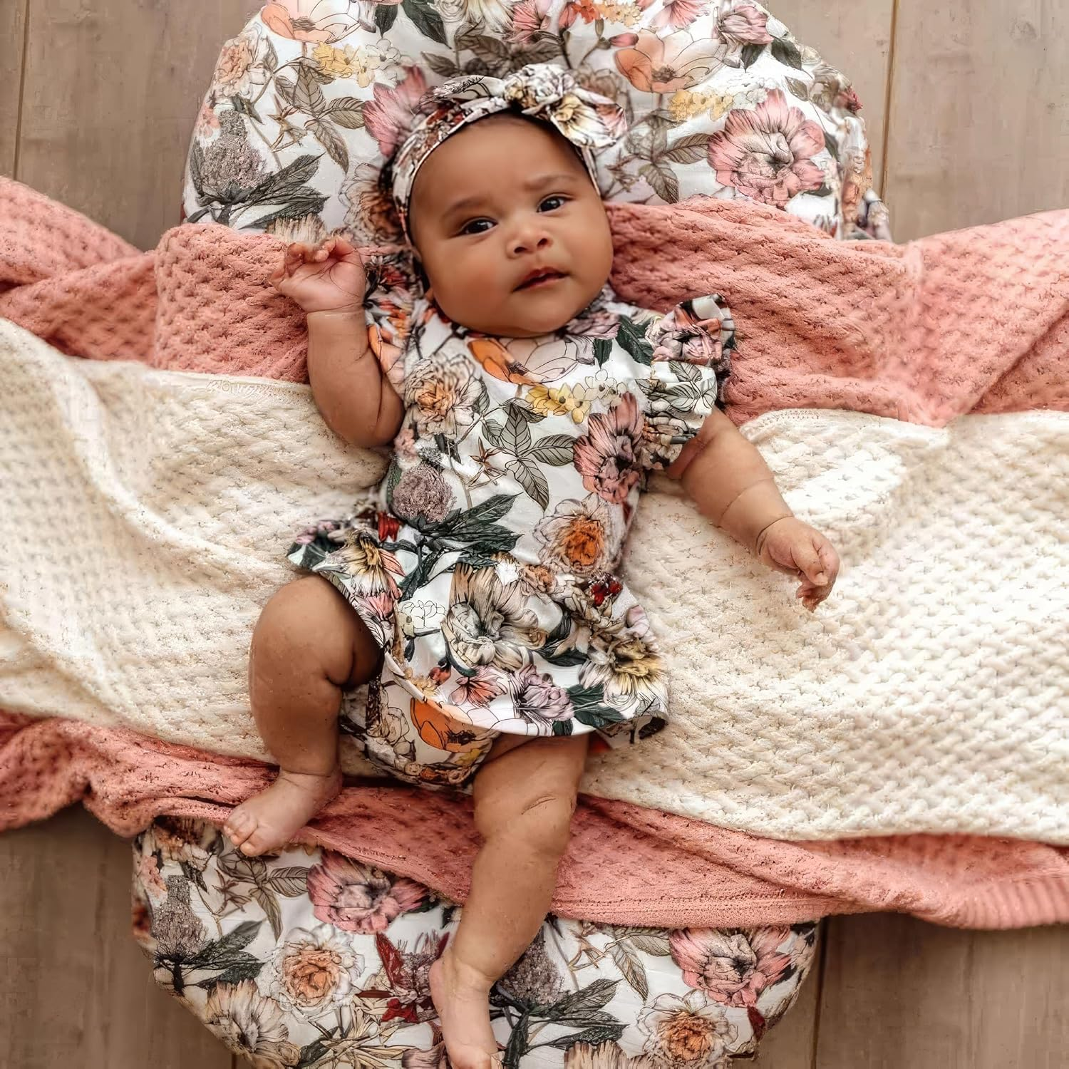 Snuggle Hunny Cotton Baby Dress - Soft, Stretchy, Perfect for Crawling and Walking Toddler Dress image number 1