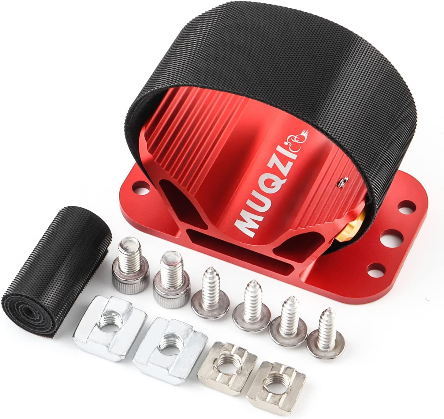 MUQZI Rear Wheel Mount - Bike Car Roof Rack Carrier and Bicycle Holder Stand - Installation Mount, Red