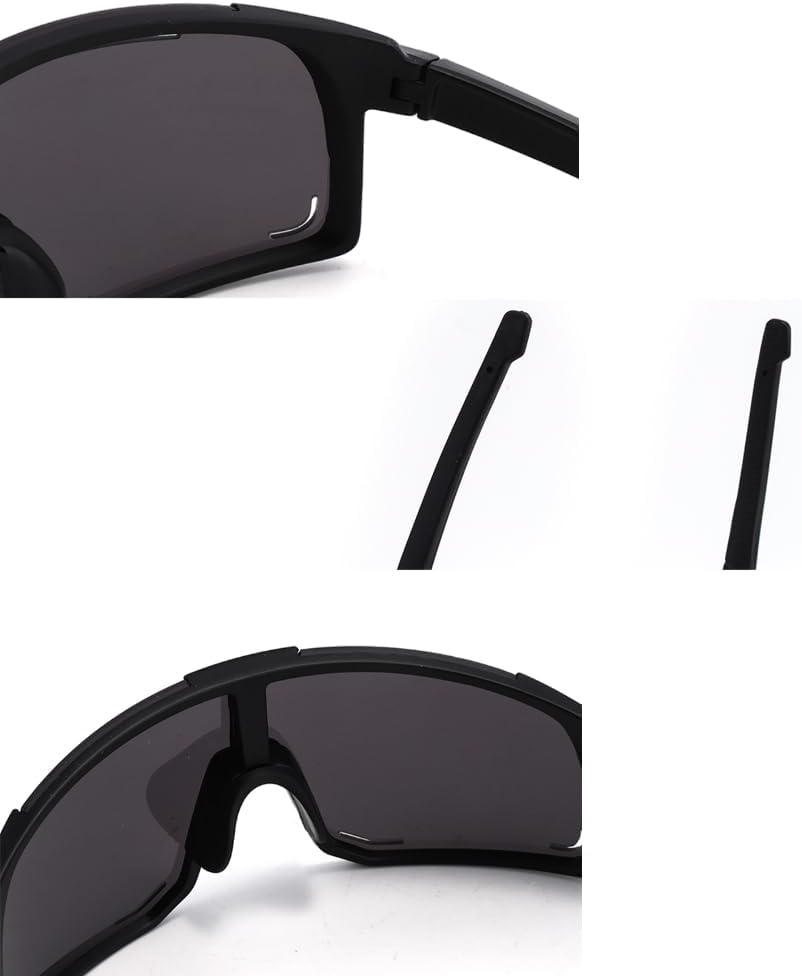 Polarized Sports Sunglasses for Women and Men, UV400 Outdoor Cycling Hiking Fishing Running Driving Goggles image number 4