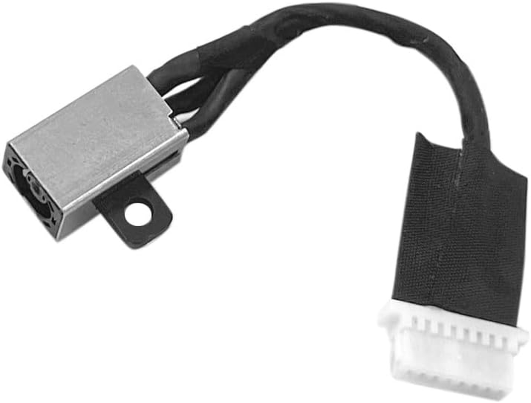 Gintai Laptop DC Power Jack Socket Plug Charging Port with Cable for Dell Ins-Piron 15 7586 7786 2-In-1 7778 7779 7386 13 7390 15 7586 17 7786 7791 Series 450.0EZ0A.0011 06VV22 0ND3N8 P76F001 P76F