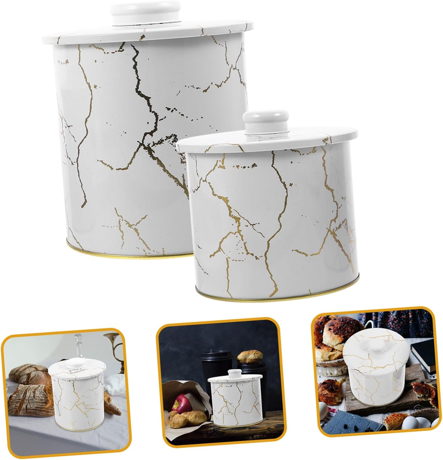 2Pcs Cake Packing Box Multi-Function Storage Case for Home Bakery Parties Lightweight Iron Design for Safe Transport Freshness for Desserts Baked Goods image number 6