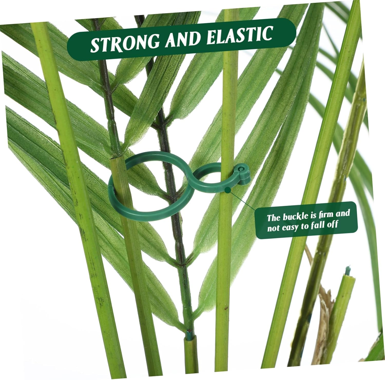 100Pcs Gardening Buckle Plant Support Clips for Indoor Outdoor Plants Stake Hanging Tree Clip Flower Vine Clamp image number 1