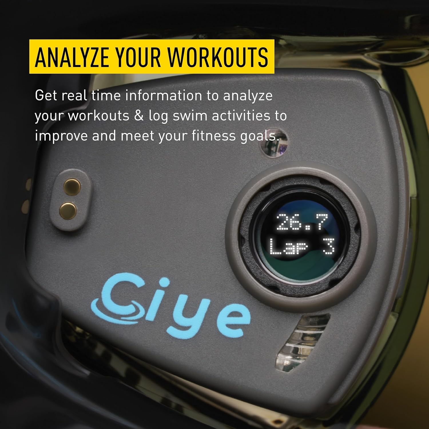 FINIS Smart Goggle Kit W/Smart Coach Display - Tracks Laps, Splits & Stroke Rate - Unisex Swim Fitness Tracker image number 5