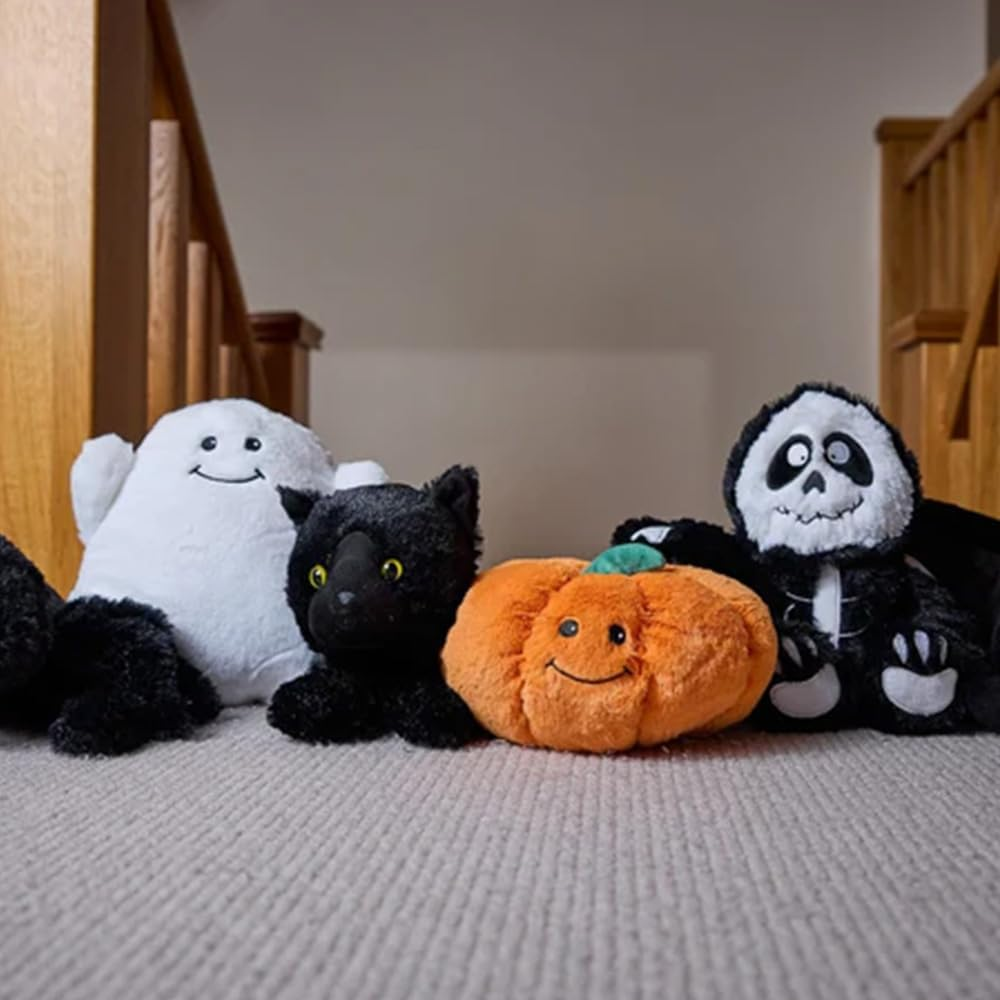 Warmies Plush Black Cat Microwavable Weighted Teddy with French Lavender Scent, Hot or Cold for Cool Relaxation and Warm Relief