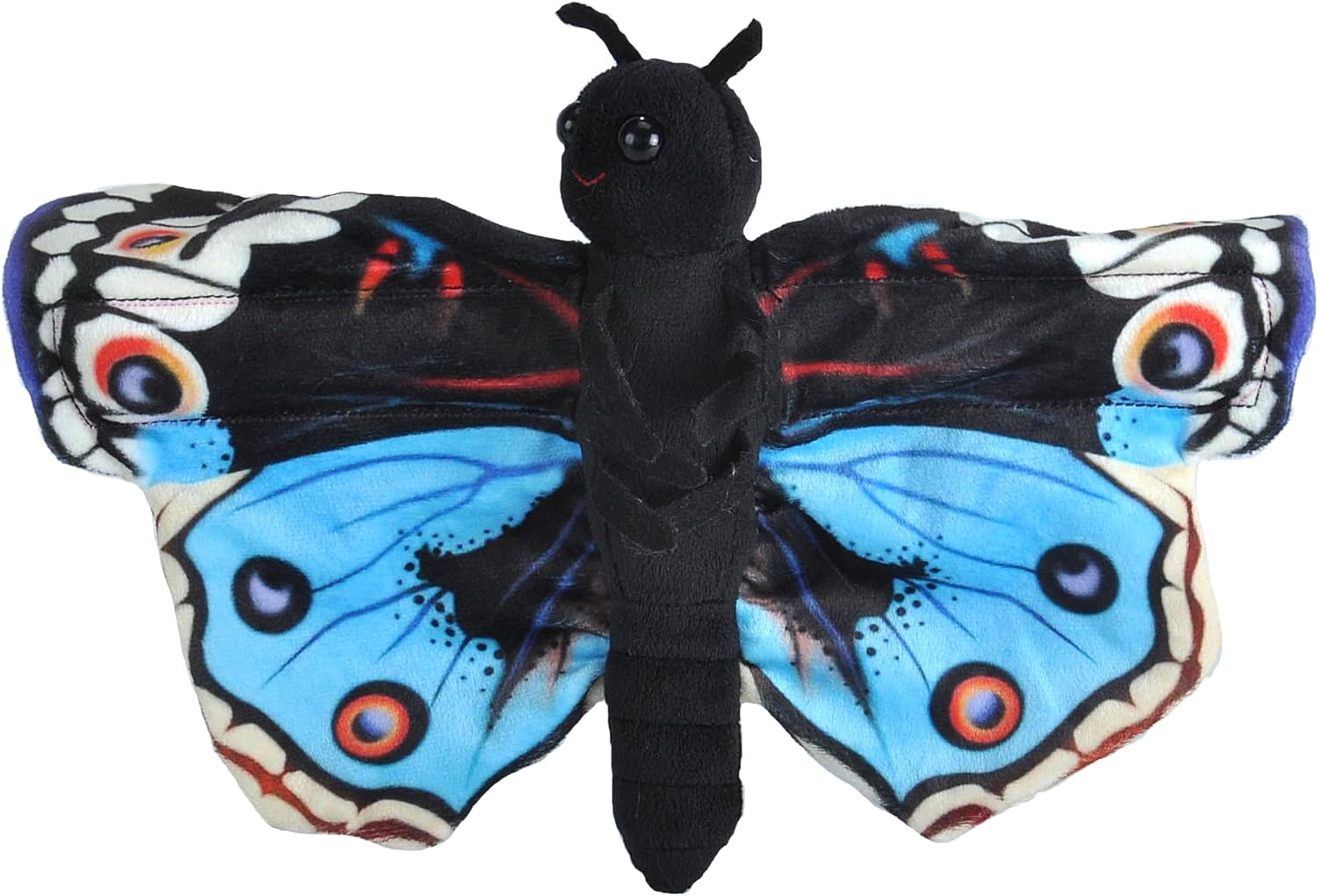 Wild Republic Huggers Butterfly Monarch Plush Toy, Slap Bracelet, Stuffed Animal, Kids Toys, 8 Inches