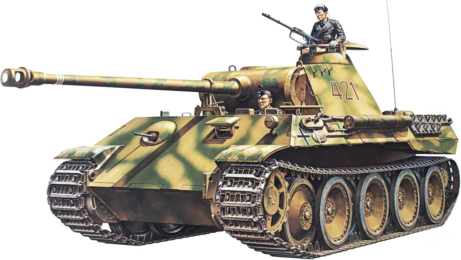 Tamiya Germantiger I MID Production 1:35 Scale Model Kit