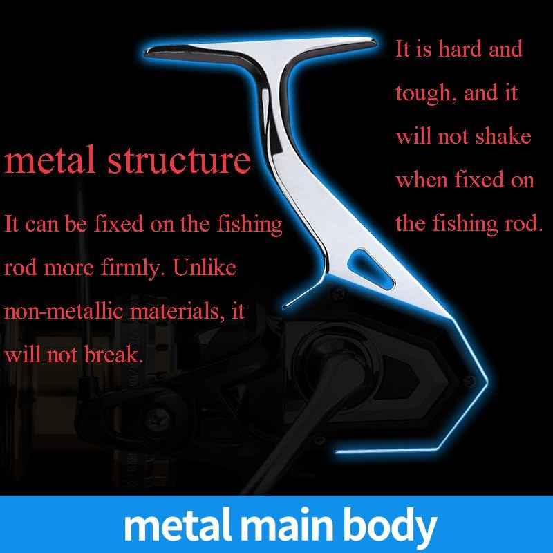 Metal Spinning Fishing Reel, 7800 10000 12000 Series,Aluminum Alloy Trolling Fishing Reels, Baitcasting Fishing Reels,Drag of 35.3Lb |16Kg.Anti Seawater Corrosion.