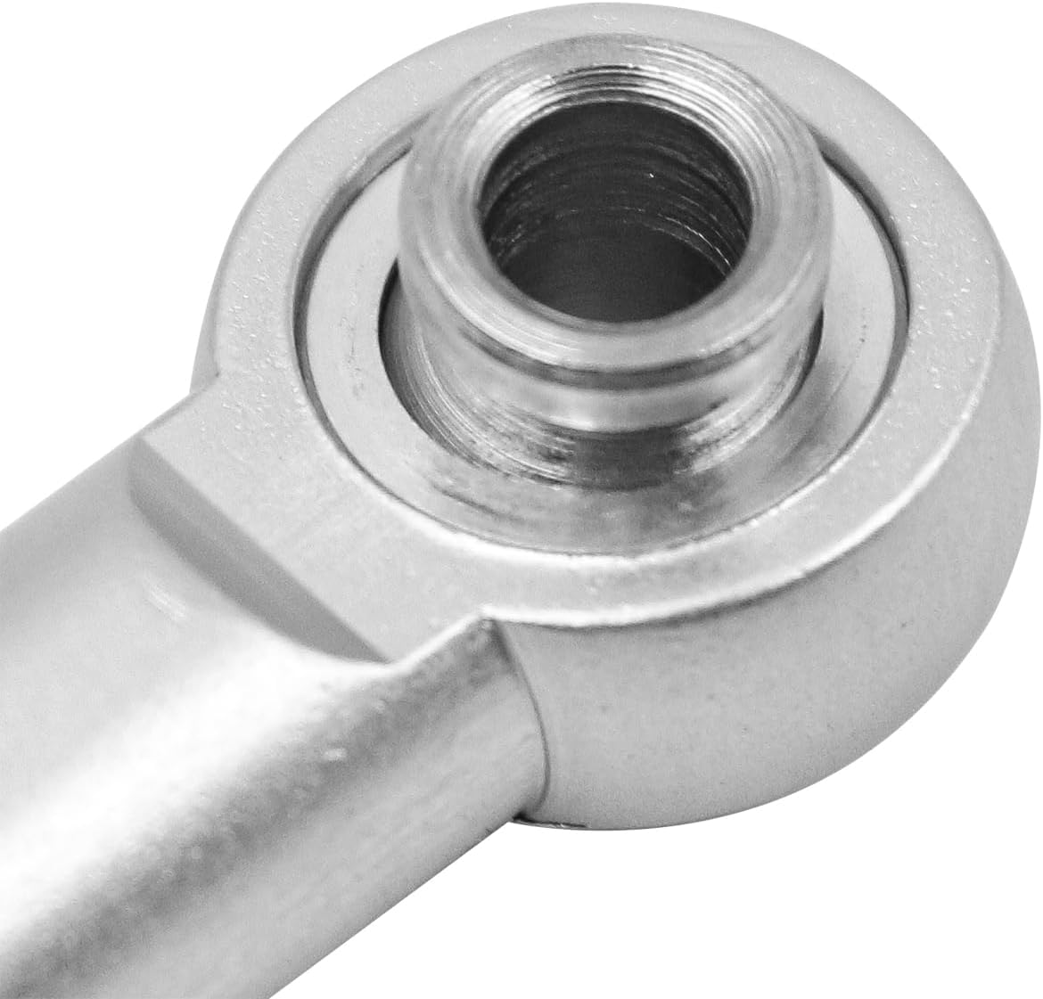 NUZAMAS 10Pcs M4 Thread Link Rod End Ball Head Holder Tie Rod Metal Tie Push Link Rod Joint for AXIAL SCX10 1/10 RC Car Model Accessory Sliver image number 2