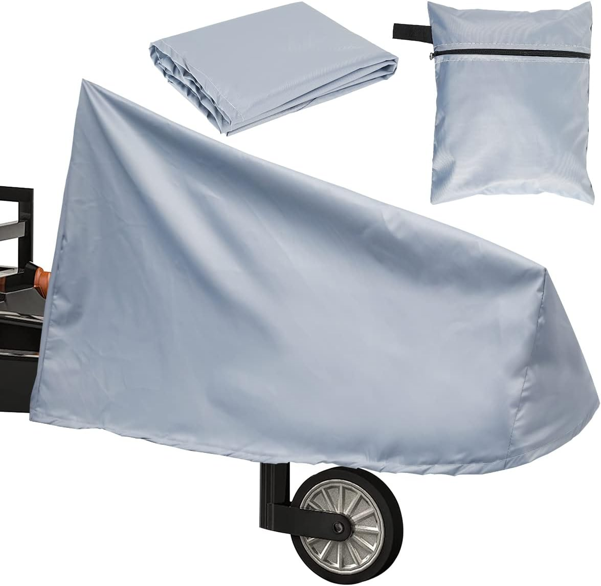 Caravan Hitch Cover Universal Trailer Jack Cover Waterproof Dust-Proof Tow Hitch Protection Cover Breathable Heavy-Duty Tow Hitch Cover for Caravans Motorhomes Trailer Pouywh(Grey) image number 4