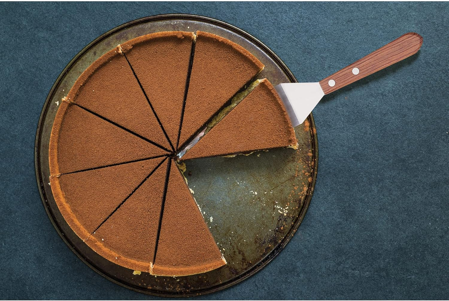 Mrs. Anderson&rsquo;S Baking Mini Flexible Brownie Cookie Spatula, Stainless Steel Blade with Wood Handle image number 3