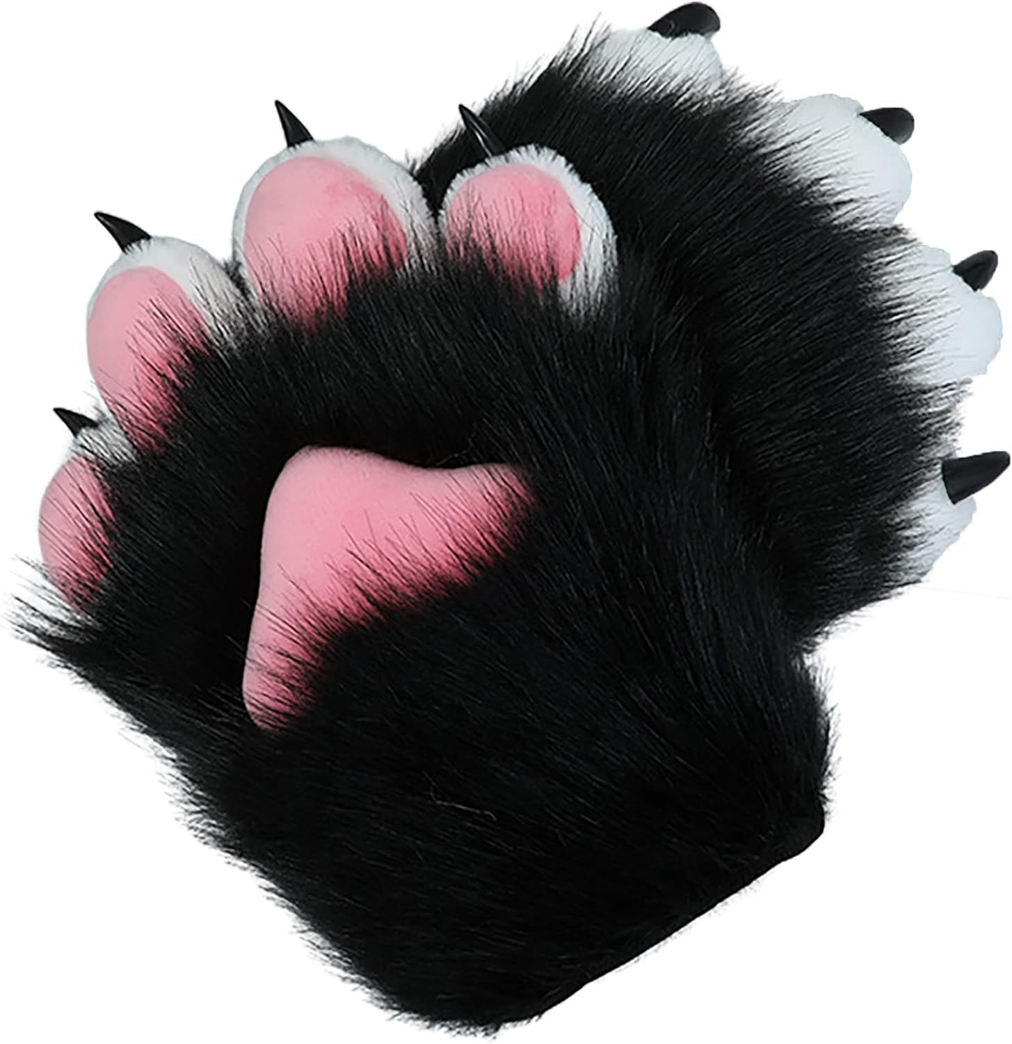 Cosplay Animal Cat Wolf Dog Fox Paws Claws Gloves Fursuit Paws Accessories for Adults