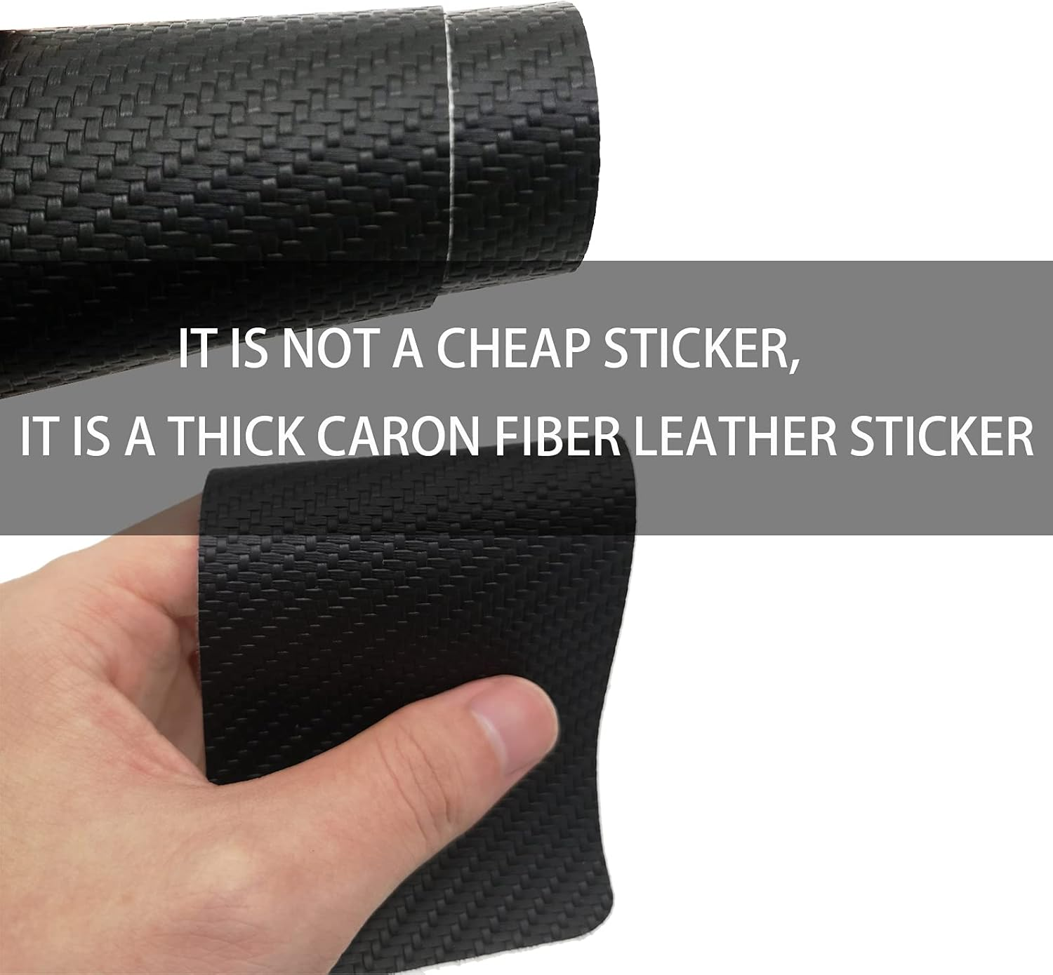 Decoration Car Door Entry Guard Door Sill Scuff Plate Car Door Sill Protector Stickers Compatible with Mitsubishi Outlander Carbon Fiber Leather （White） image number 4