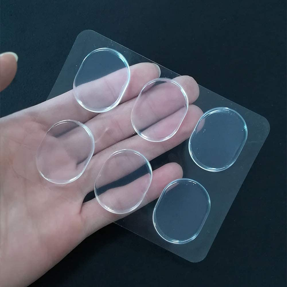 Clear Silicone High Heel Cushion Inserts Pad Heel Grips anti Slip Sandals Gel Strap Strips Foot Support Gel Shoe Sticker Foot Care Protector for Foot Pain Relief, Set of 16, Clear, 16 Piece Set image number 6