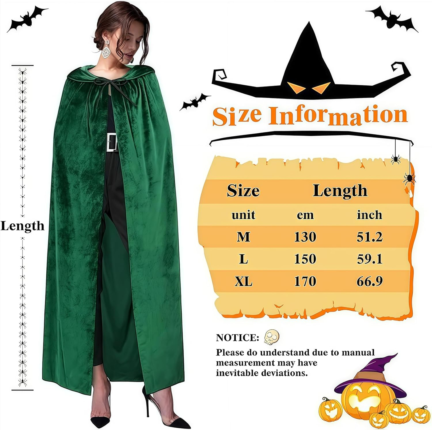 Men'S Women Cosplay Cloak Robe Costume Halloween Tunic Hooded Uniform Halloween Costume Accessories image number 4
