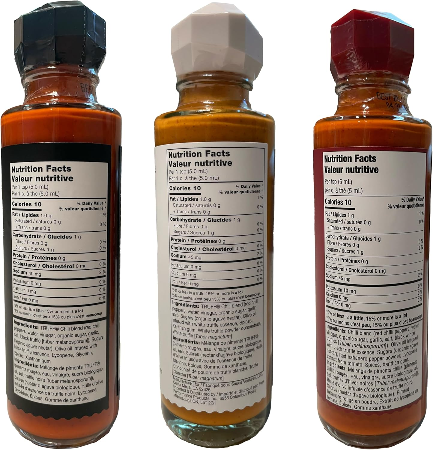 TRUFF Hot Sauce Variety Pack, Gourmet Hot Sauce Set of Original, Hotter and Limited White Edition, Unique Flavor Experiences with Truffle, 3-Bottle Bundle, 3X170G Bottles image number 4