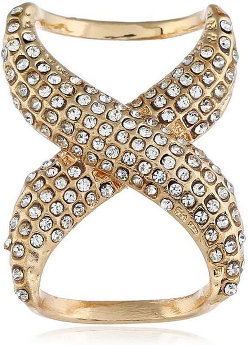 2Pcs(Gold+Silver) Women Lady Girls Fashion Rhinestone Inlayed Scarf Ring Buckle Modern Simple Jewelry Silk Scarf Clasp Clips Clothing Wrap Holder Decoration Accessories for T-Shirt Neckerchief Shawl image number 4