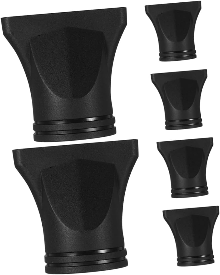 6Pcs Hair Dryer Concentrator Nozzle Flat Duckbill Attachment for Fast Drying Fit for Salon and Home Hair Styling Enhances Airflow Concentration and Heat Distribution image number 2