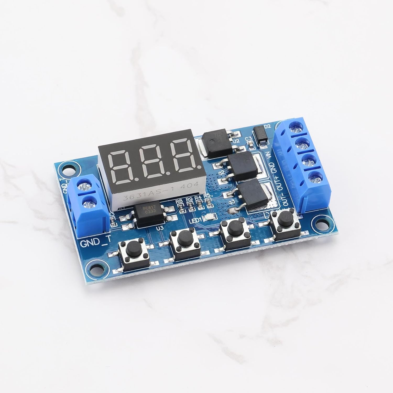 2Pcs DC5-36V Multi Function Delay Relay Module Dual MOS Trigger Digital LED Relay Board Cycle Delay Switch Timer Delay Controlling DC Motors Lights image number 5