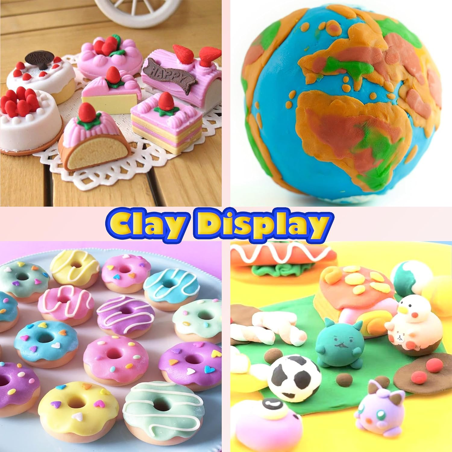 Air Dry Clay - 36 Colors Modeling Clay for Kids Refills, Safe and Non-Toxic Modeling Clay, Ideal Gifts for 3 4 5 6 7 8 9 10 Years Old Kids,Christmas Birthday Present image number 2