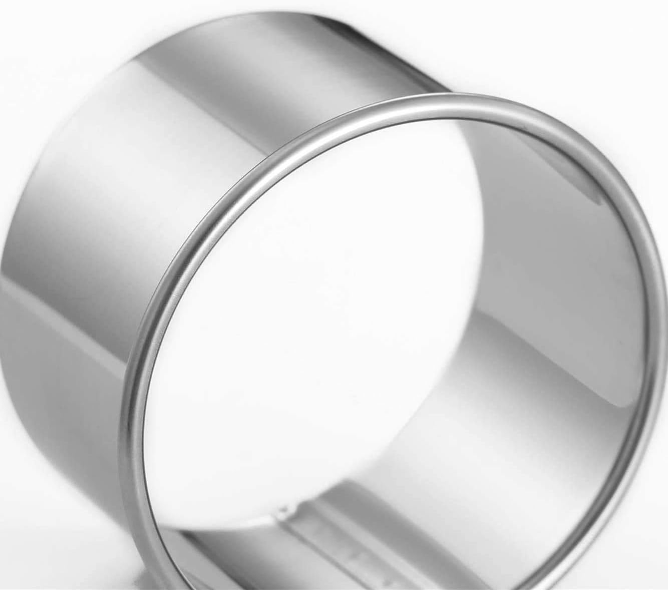 12 Pieces round Cookie Biscuit Cutter Set,Graduated Circle Pastry Cutters,18/8 Stainless Steel Cookie Cutters and Donut Cutter Ring Molds image number 1