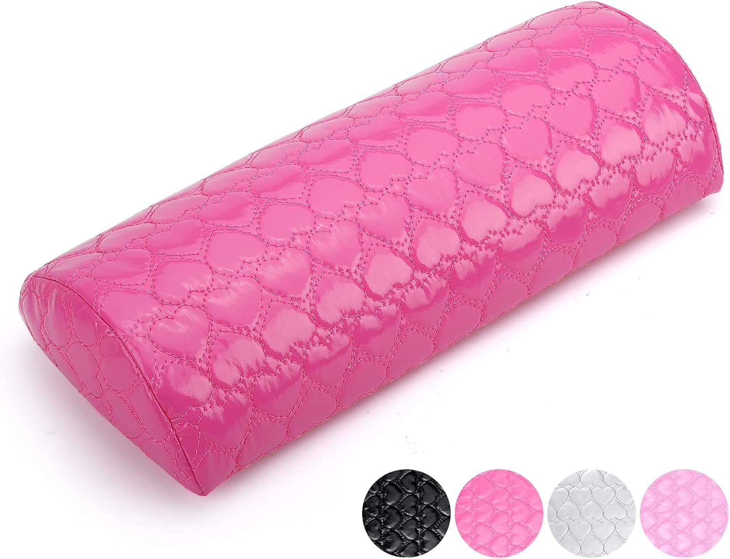 Nail Pillow Hand Rest for Nails, Washable PU Leather Nail Armrest Detachable Manicure Hand Pillow Cushion Nail Art Accessories Tool for Nails Tech (Sliver)