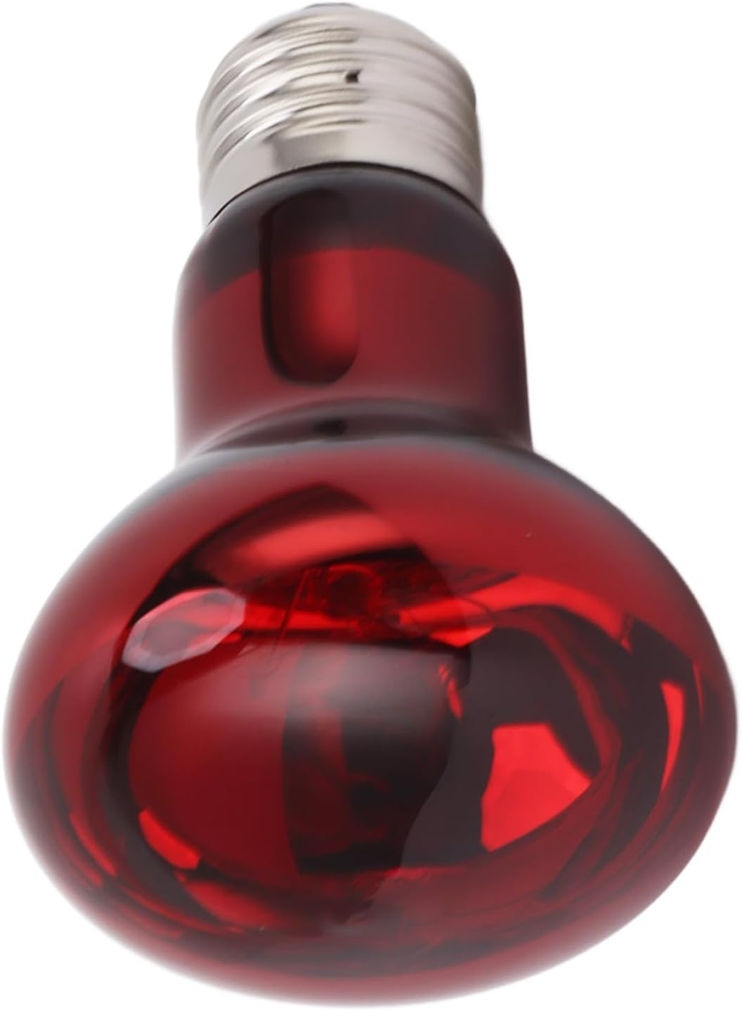 Reptile Heat Lamp Bulb UVA Heating Day Night Light Bearded Dragon Lizard Red (50W)