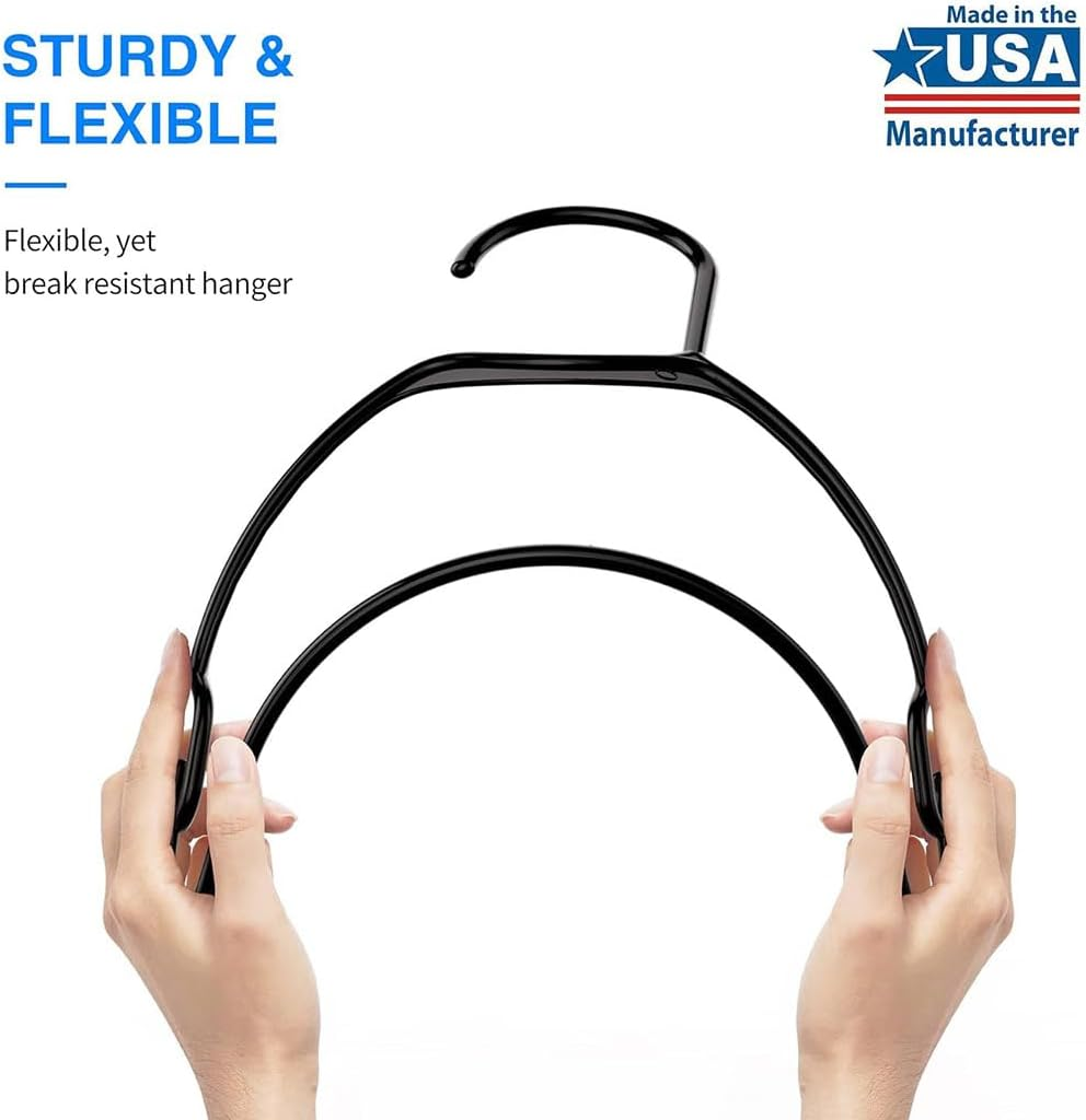 Plastic Clothes Baby Hangers, 60 Pack Non-Slip Suit Clothes Children Space Saving Small Hangers for Coats, Shirt Dress, Tie, Pants & Closet Organizer image number 3