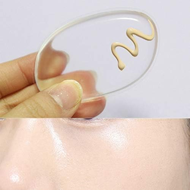 Reusable Silicone Cosmetic Applicators for Flawless Makeup Application - Ideal for Liquid or Gel Foundation, Highlighter, Concealer, Primer, and BB Cream (3 Pack)