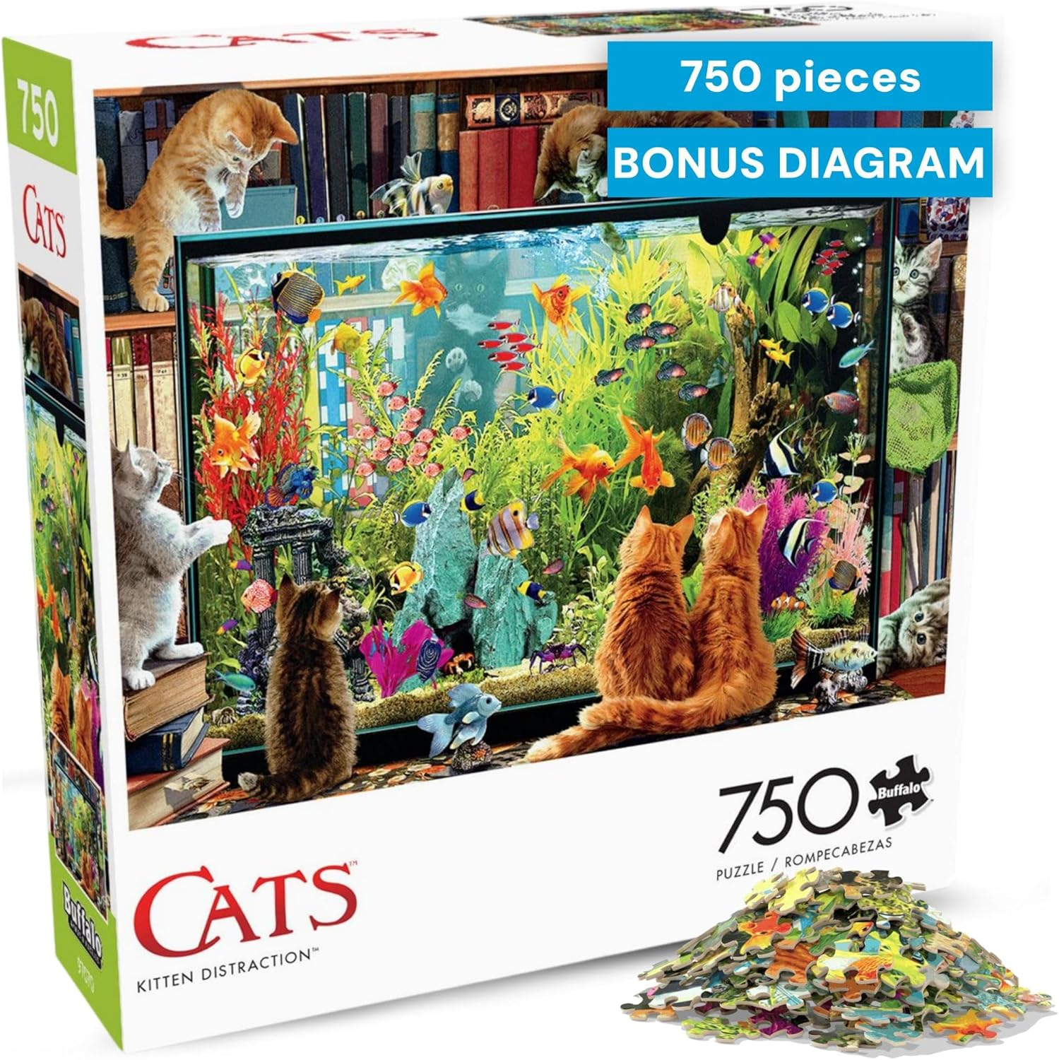 Buffalo Games - Kitten Distraction - 750 Piece Jigsaw Puzzle