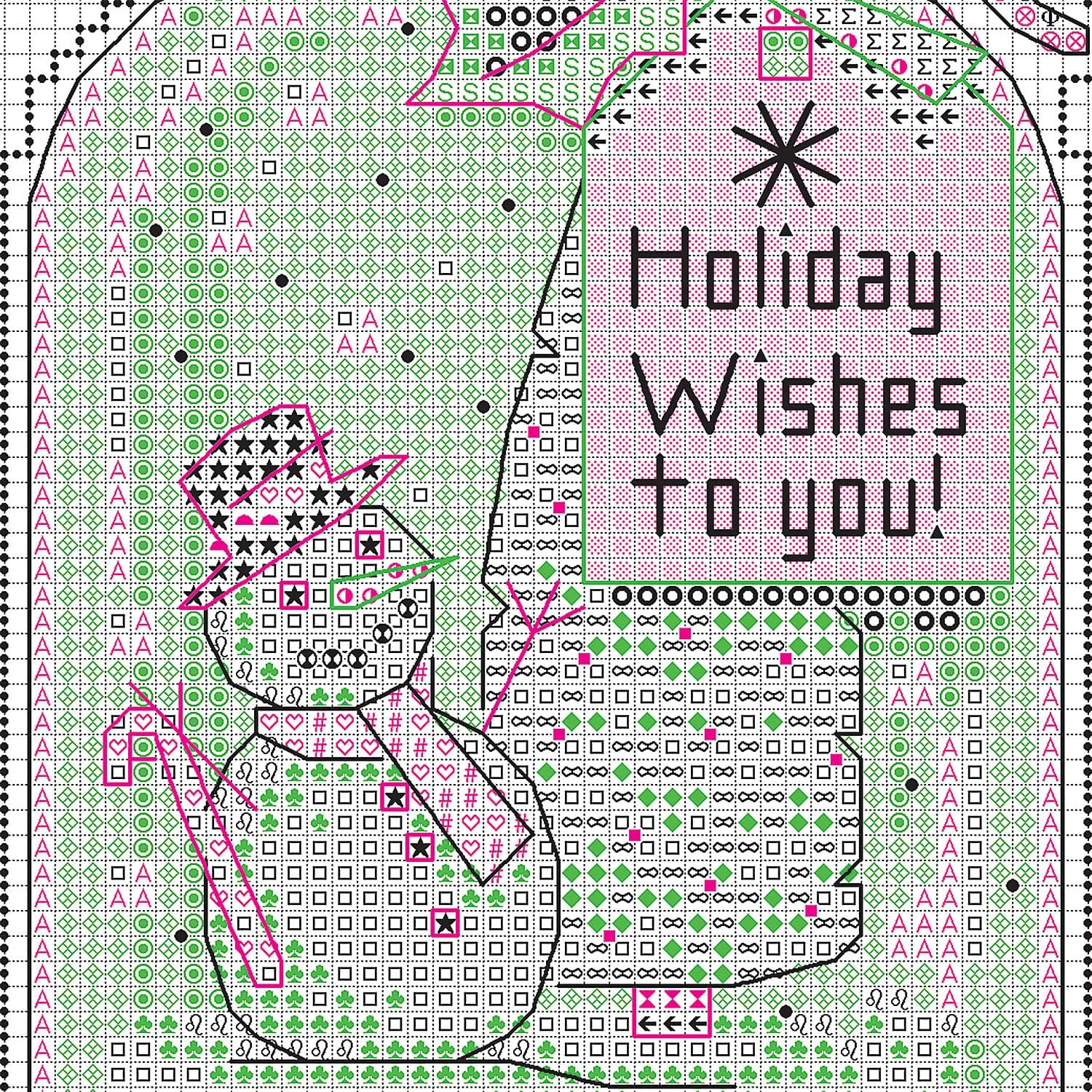 Dimensions Christmas Jar Ornaments Counted Cross Stitch Kit, 18 Cm image number 1