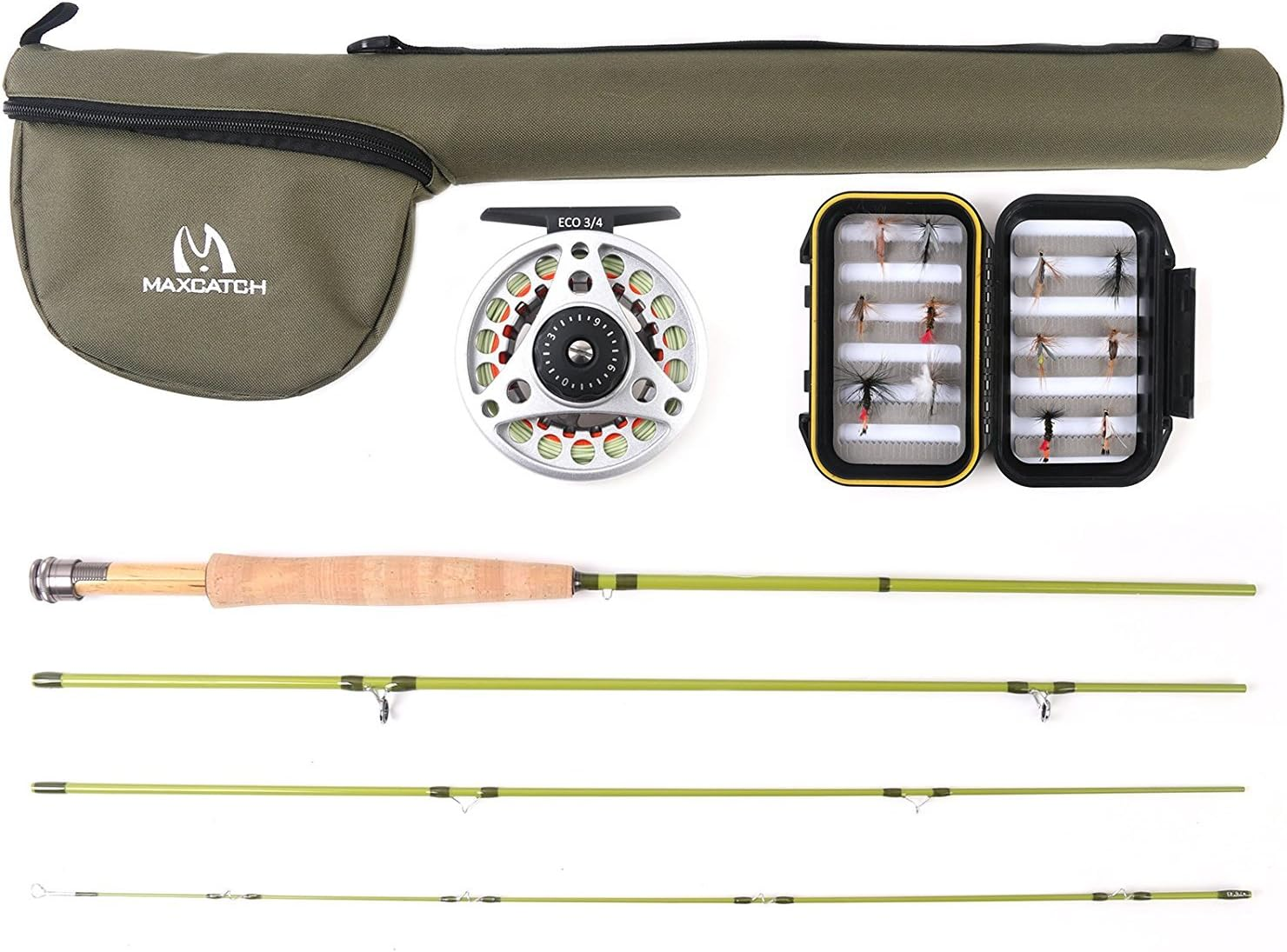 Maxcatch Ultra-Lite Fly Rod Combo, Rod and Reel Outfit: 2Wt/3Wt (7'0'' 3Wt 4Pcs) image number 4