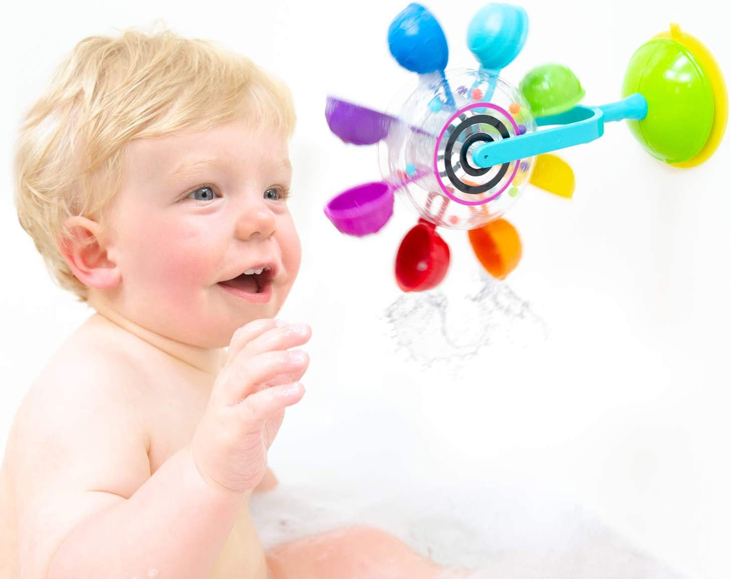 Sassy Baby Whirling Waterfall Bath Toy - 12M+ image number 2