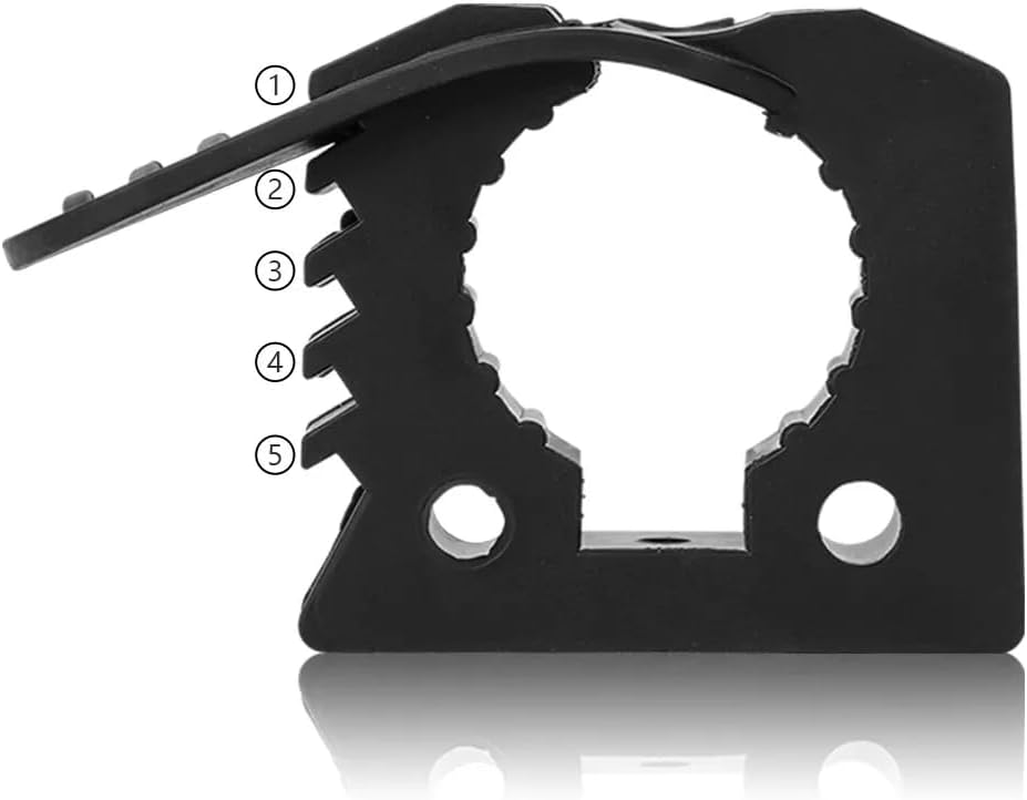 2Pcs Adventure Shovels Bracket,From 1" - 1-1/2" in Diameter Tools,Used by Vehicle on Off-Road Vehicles, Utvs Quick Fist Clamp - Rubber Shovel Holder Mount (2) image number 2