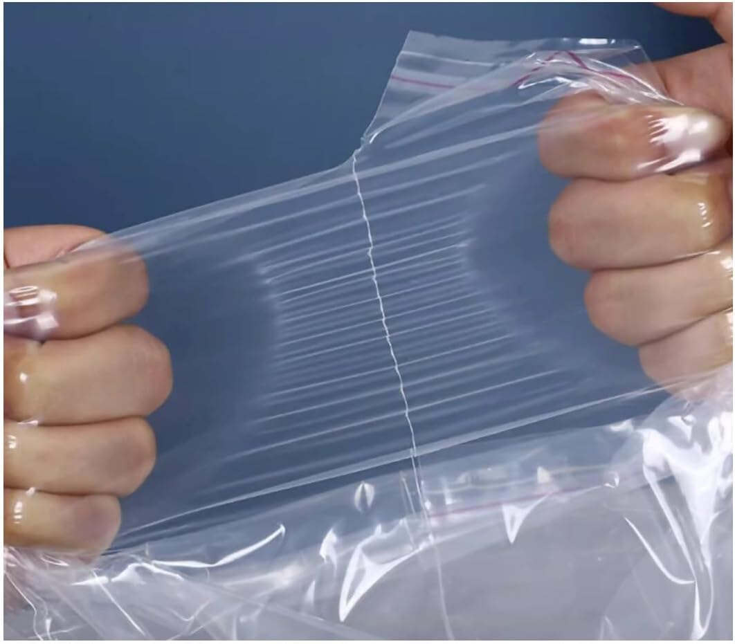 Self Seal Clear Poly Bags with Suffocation Warning, 30Cm X 40Cm, Extra Strong & Thick, FBA Sellers, Apparel Bags - 100 Pack image number 4
