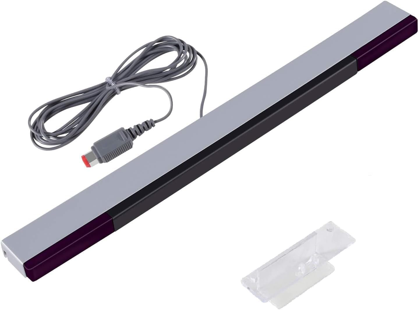 Wii Sensor Bar Replacement Wired Infrared IR Ray Motion Sensor Bar Compatible with Wii and Wii U Console image number 4