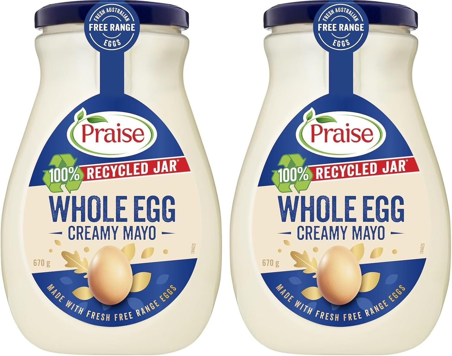 Praise Whole Egg Mayonnaise Jar, 670 G