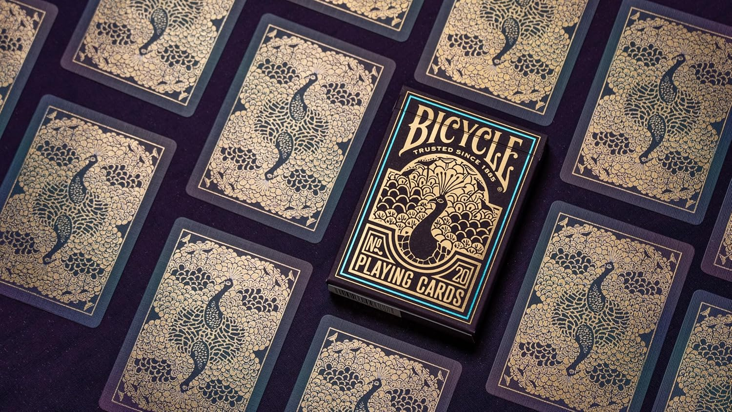 The United States Playing Card Co Bicycle Peacock Playing Cards, Purple image number 5