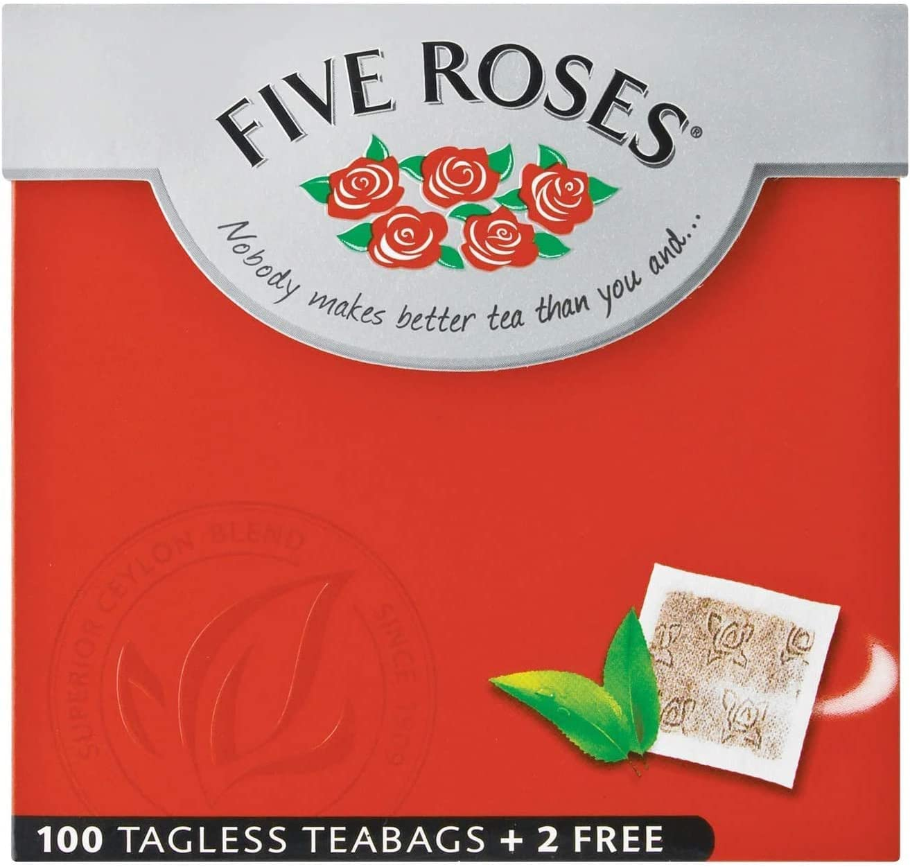 Five Roses Tagless 100 Tea Bags of 250 G image number 1