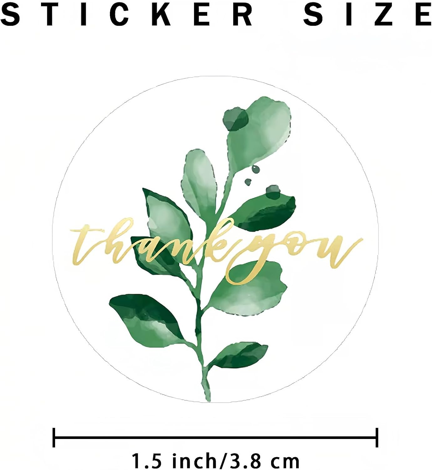 500PCS Thank You Stickers - Decorative Adhesive Labels for Gifts and Packaging, Perfect for Thank You Cards and Party Favors.