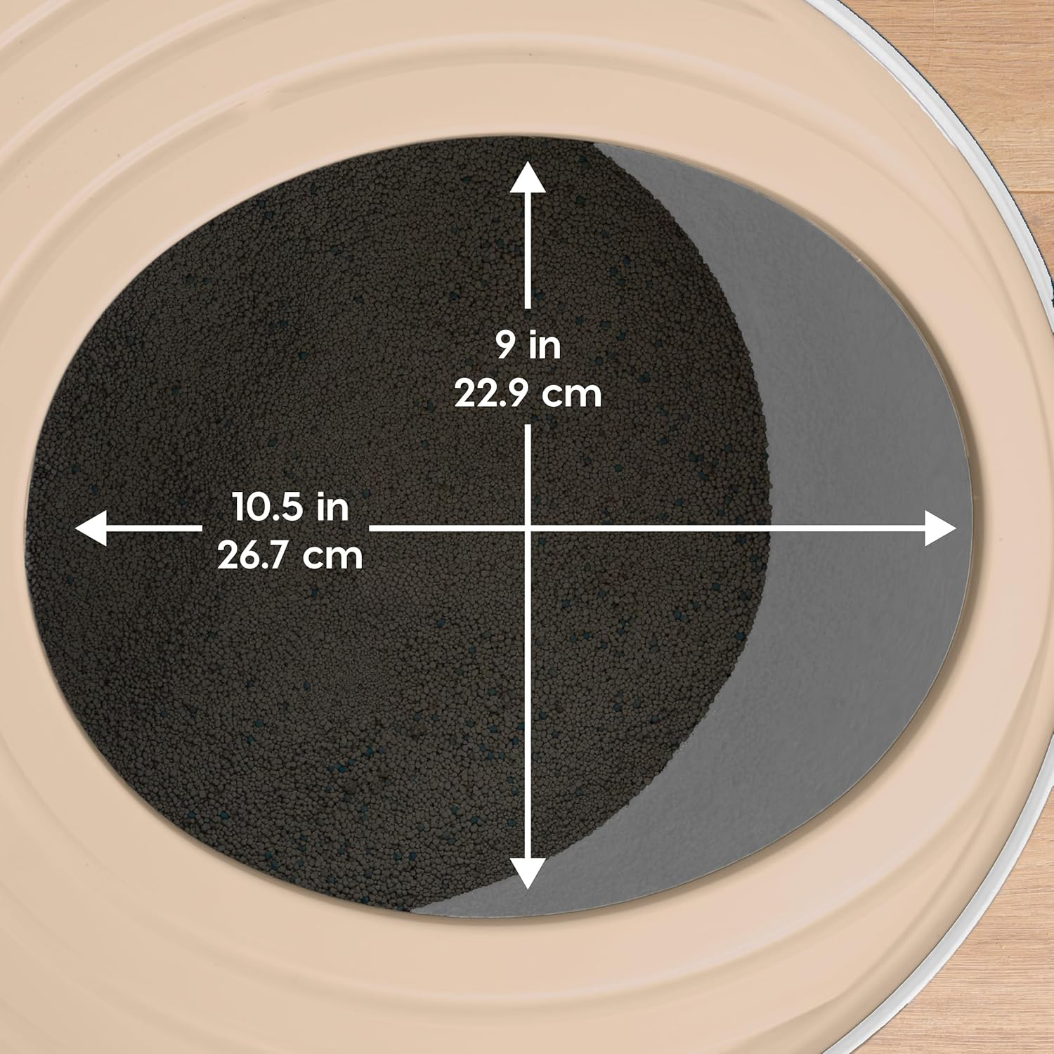 IRIS Top Entry Cat Litter Box, White image number 2