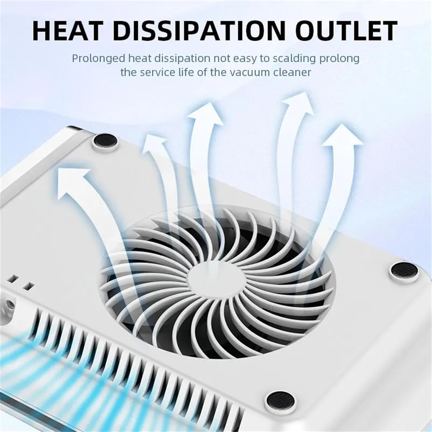 80W Rechargeable Nail Dust Collector, LED Touch Nail Vacuum Cleaner Fan Nail Art Salon Use image number 3