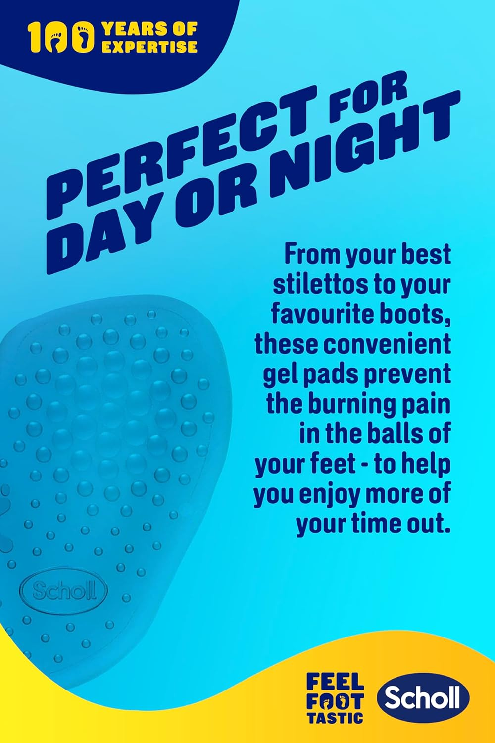 Scholl Party Feet Heel Shields &ndash; Soft Gel Pads for Heel Rubbing & Shoe Slipping Prevention &ndash; Non-Slip, All-Day Comfort, Reusable Cushions, Slim Invisible Fit for Heels & Flats &ndash; 1 Pair image number 5