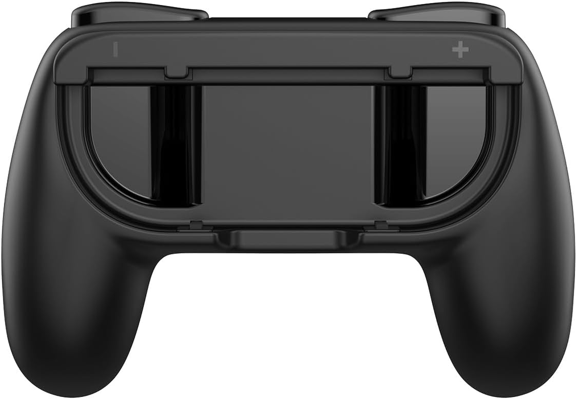 Grip for Nintendo Switch 2 Joyc Ons, [Ergonomic Design] Wear-Resistant Comfort Game Controller Handle Kit for Nintendo Switch 2 Joy-C on (2-Pack) (Black) image number 6