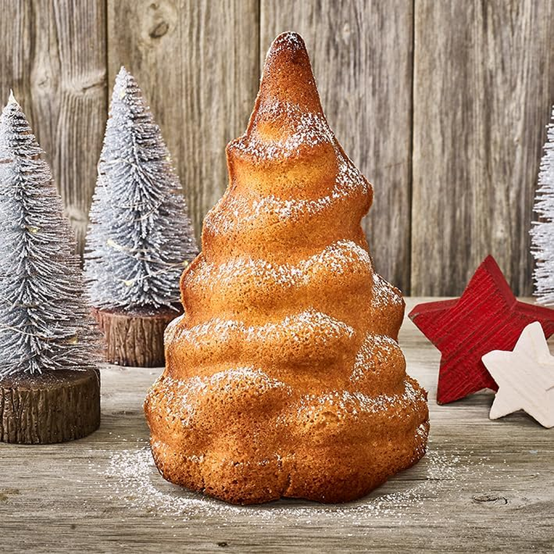 RBV Birkmann 214255 3D Tini the Fir Tree Baking Mould, Carbon Steel image number 1