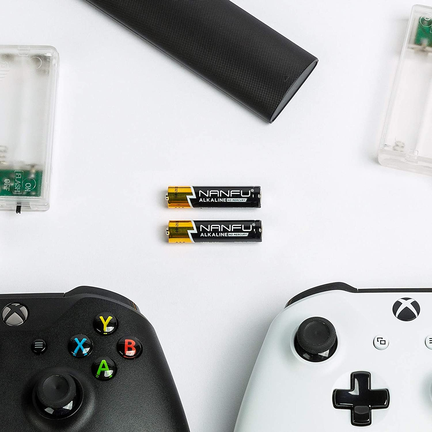 NANFU 20Pack AAA Batteries, 1300Mah 1.5V LR03 Alkaline Non-Rechargeable Triple-A Battery for Remote Control, Clock, Kids Toy, Wireless Mouse, Glucose Monitor, Scale, Electric Toothbrush image number 6