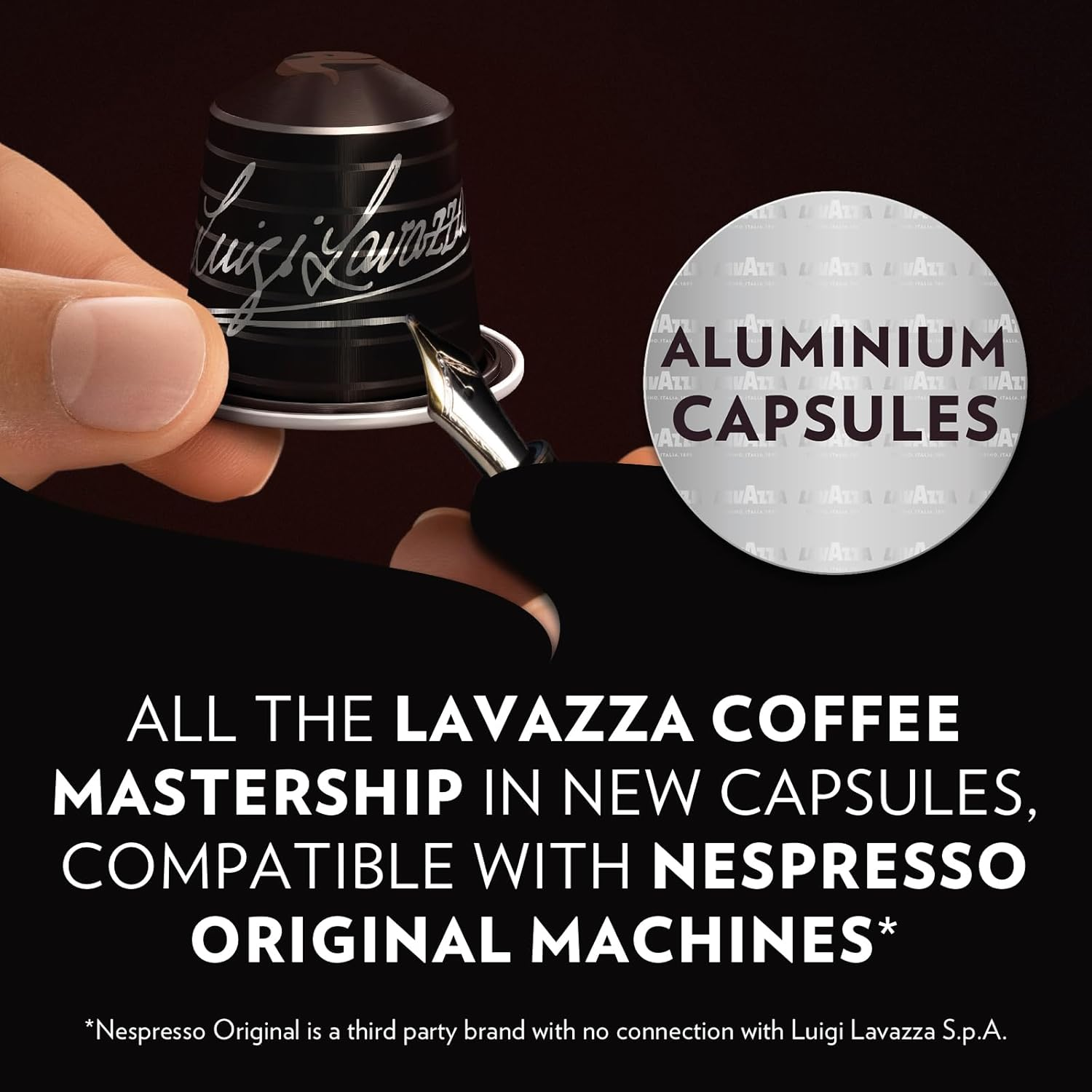 Lavazza, Espresso Maestro Ristretto, 100 Coffee Pods Compatible with Nespresso Machines, Chocolate&Caramel Notes, Arabica&Robusta, Intensity 12/13, Dark Roasting, 10 Packs of 10 Pods image number 3