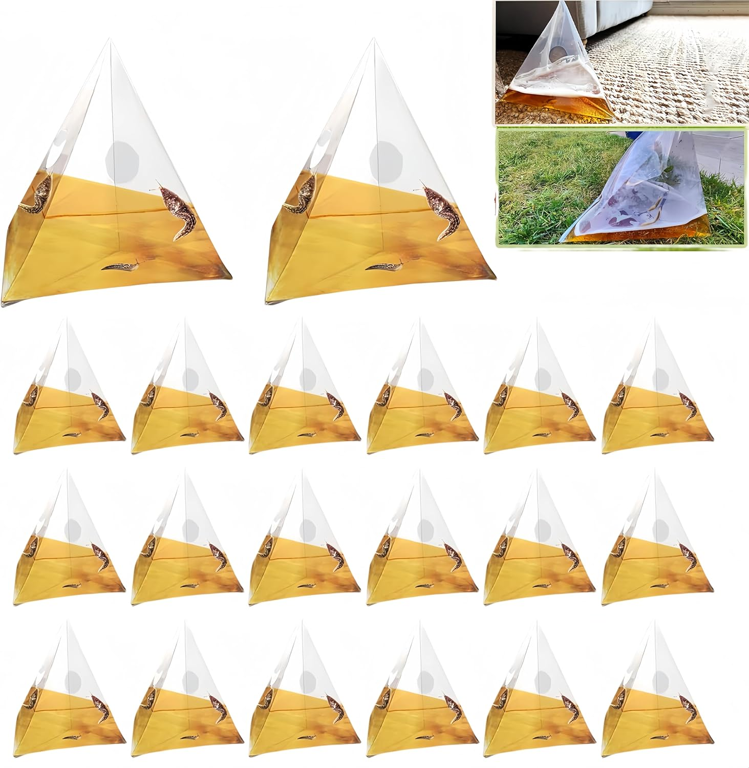 20 Pcs Snail Bait Reusable Snail Traps for Garden Pet