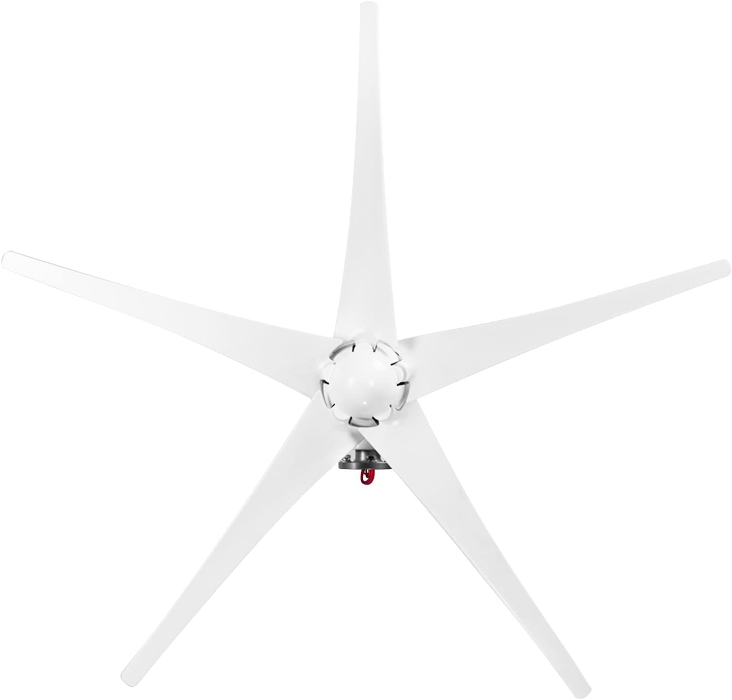 12V 1200W Wind Generator with Charger Controller - 5 Blades S-Type Minitype Wind Turbine Kit for Clear Energy - Windmill for Home, Highways, Boats - White image number 3