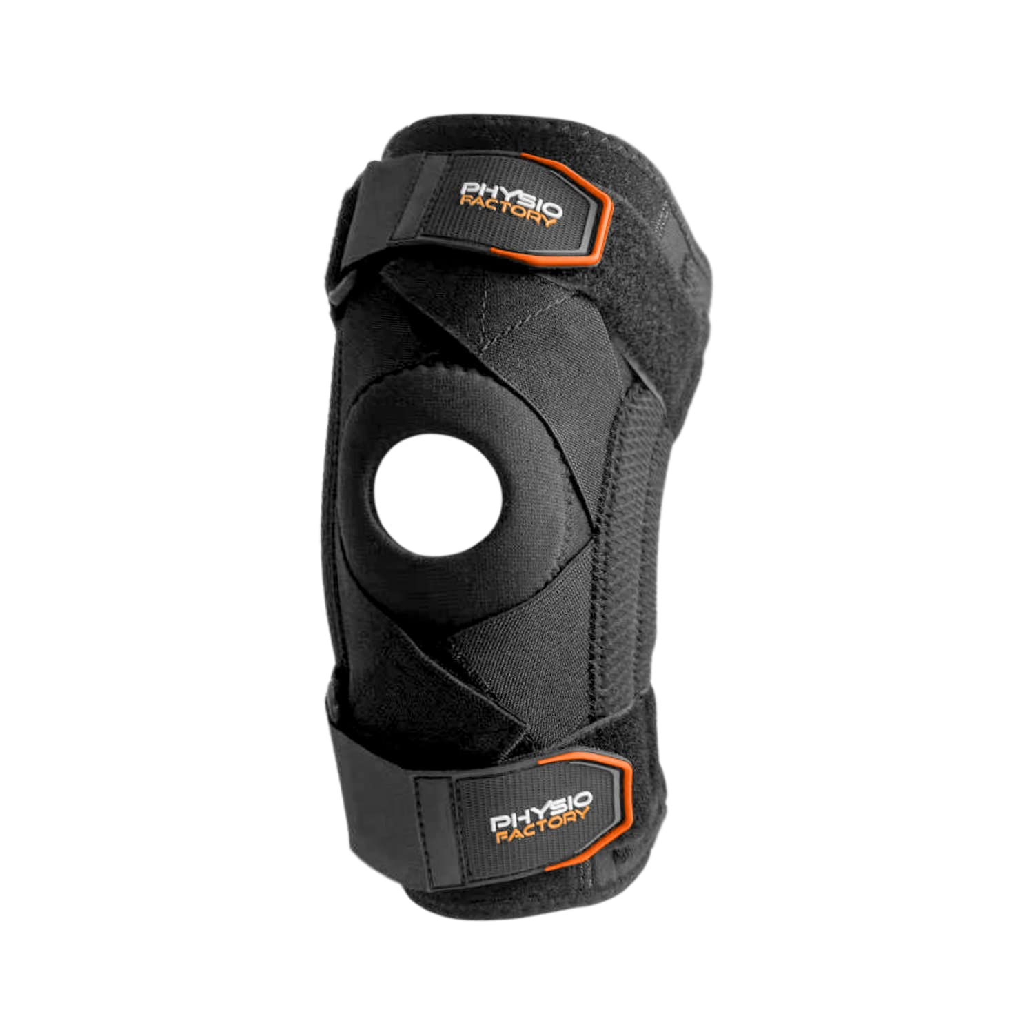 Flexible Lateral Support - Physio Factory - Knee Brace for Sport Use - Comfortable Knee Support with Moderate Level Support - Ideal Knee Brace for Meniscus Tear and Dual Patella Knee Strap. Helps ACL, LCL & MCL Injury (S)
